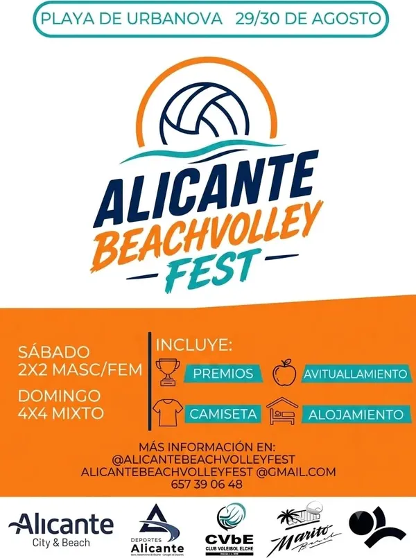 La playa se convierte en arena de campeones, Alicante BeachVolley Fest