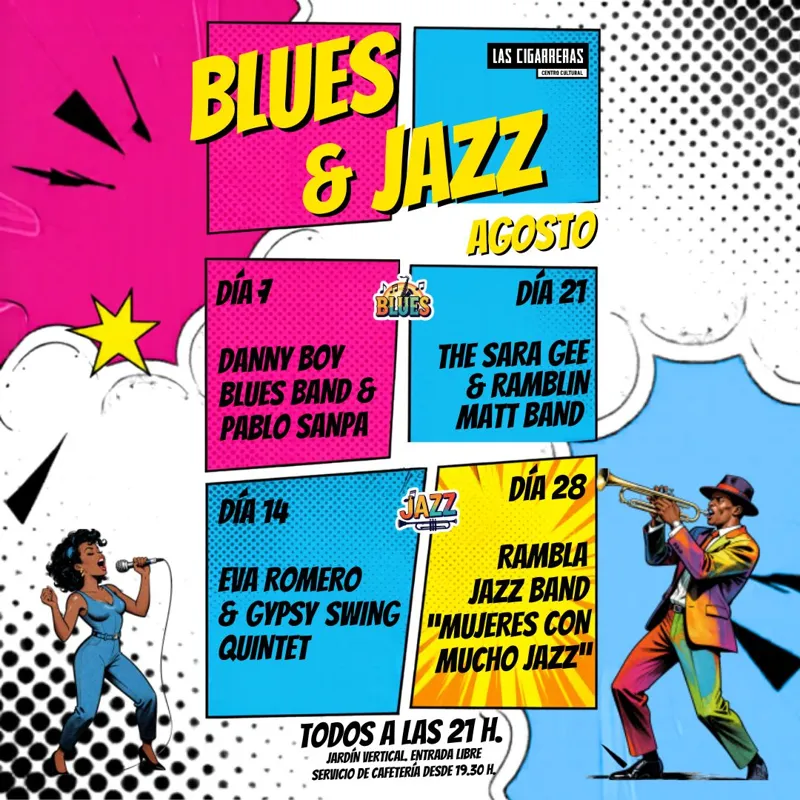El blues y el jazz toman las noches de agosto en Las Cigarreras