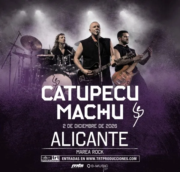 Catupecu Machu en Sala MareaRock de Alicante el 2 de diciembre