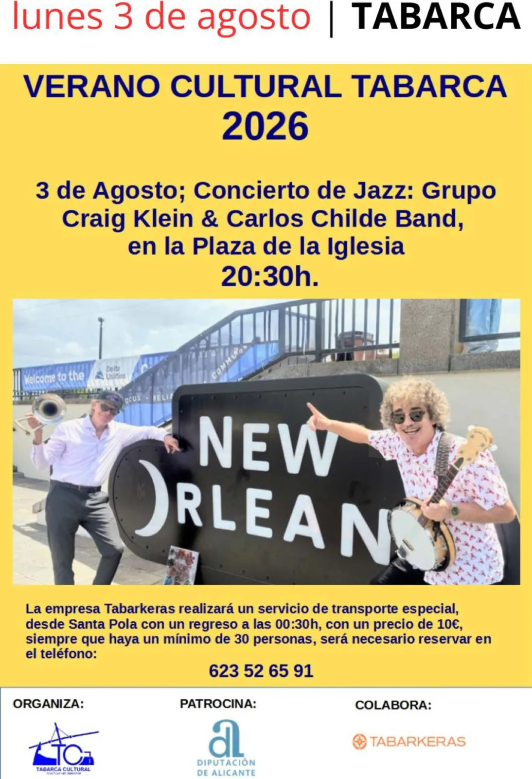 Jazz en el Mediterráneo: una noche mágica en la Isla de Tabarca