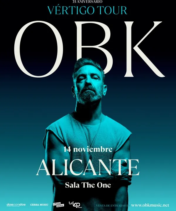OBK en Sala The One de San Vicente el 14 de noviembre