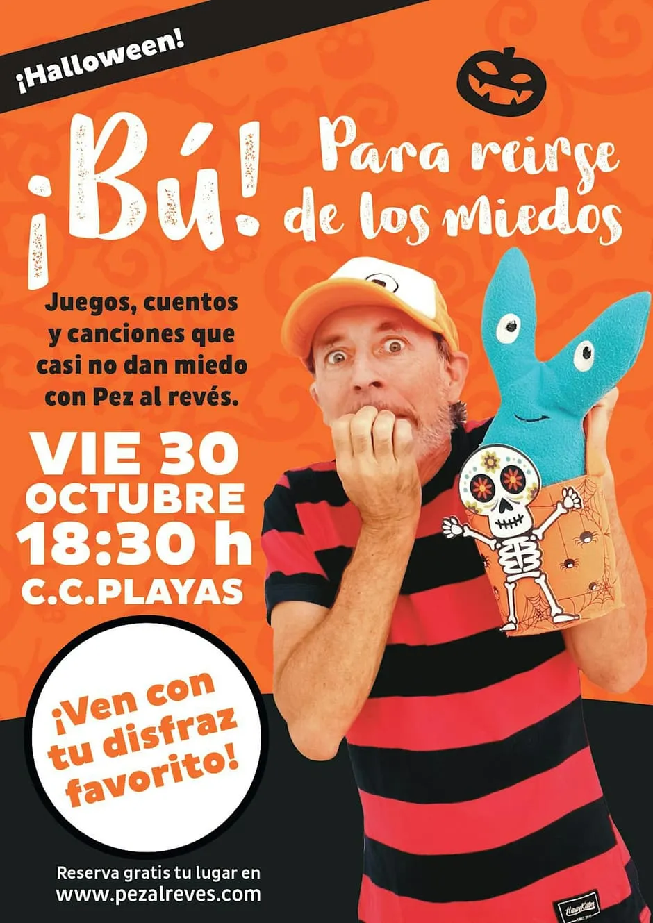Pez al Revés: Halloween infantil gratis en Alicante el 30 oct