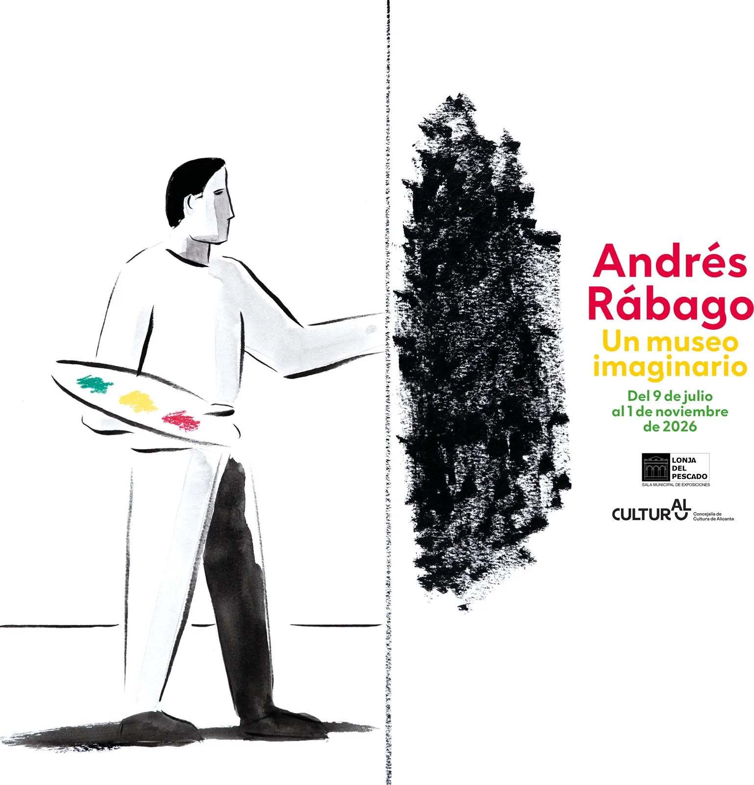 El Roto expone su museo imaginario en la Lonja del Pescado