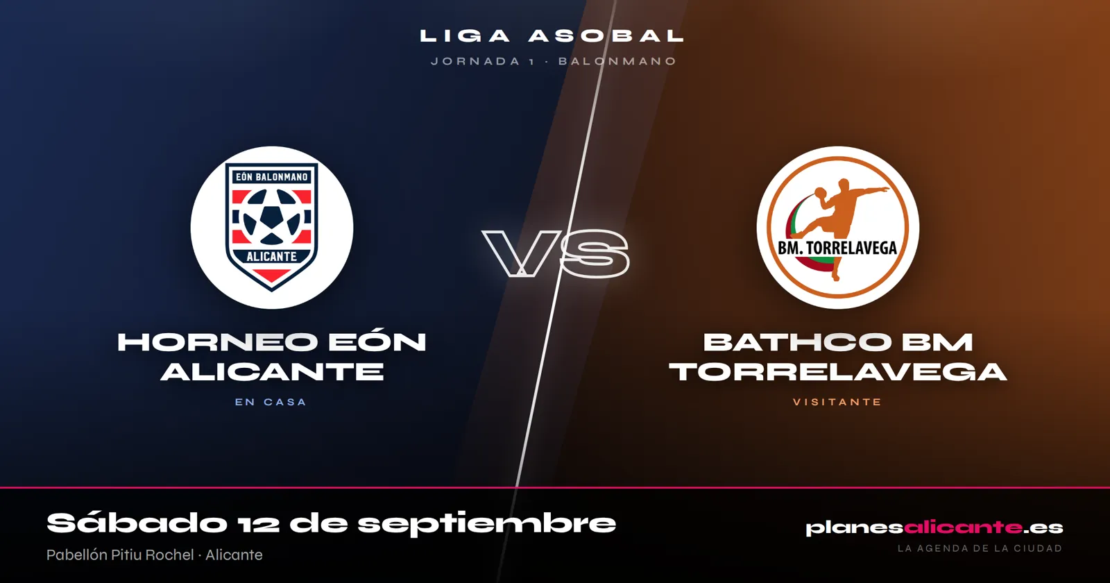 El Horneo EÓN Alicante abre la Liga ASOBAL en el Pitiu Rochel