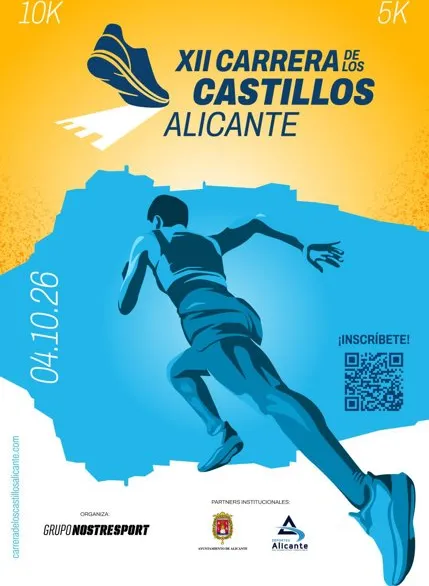 La XII Carrera de los Castillos regresa a Alicante el 4 de octubre