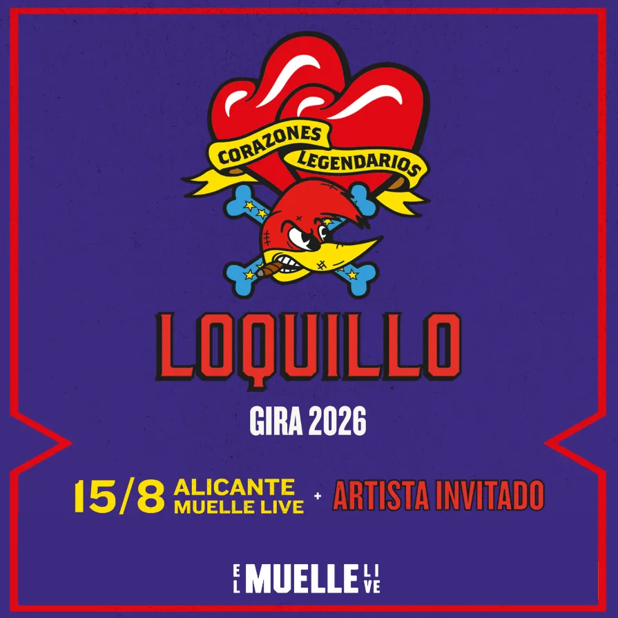 Loquillo enciende el Puerto de Alicante este verano