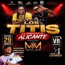 Los Titis en VB Spaces el sábado 29 de agosto