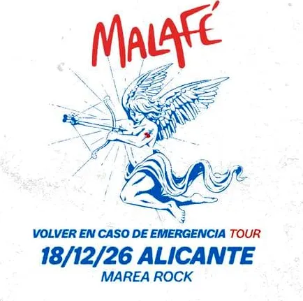 MALAFÉ presenta 'Volver en caso de emergencia' en MareaRock el 18 de diciembre