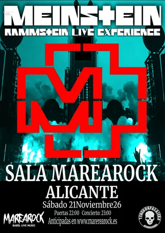 MEINSTEIN lleva a Rammstein a la Sala MareaRock el 21 de noviembre