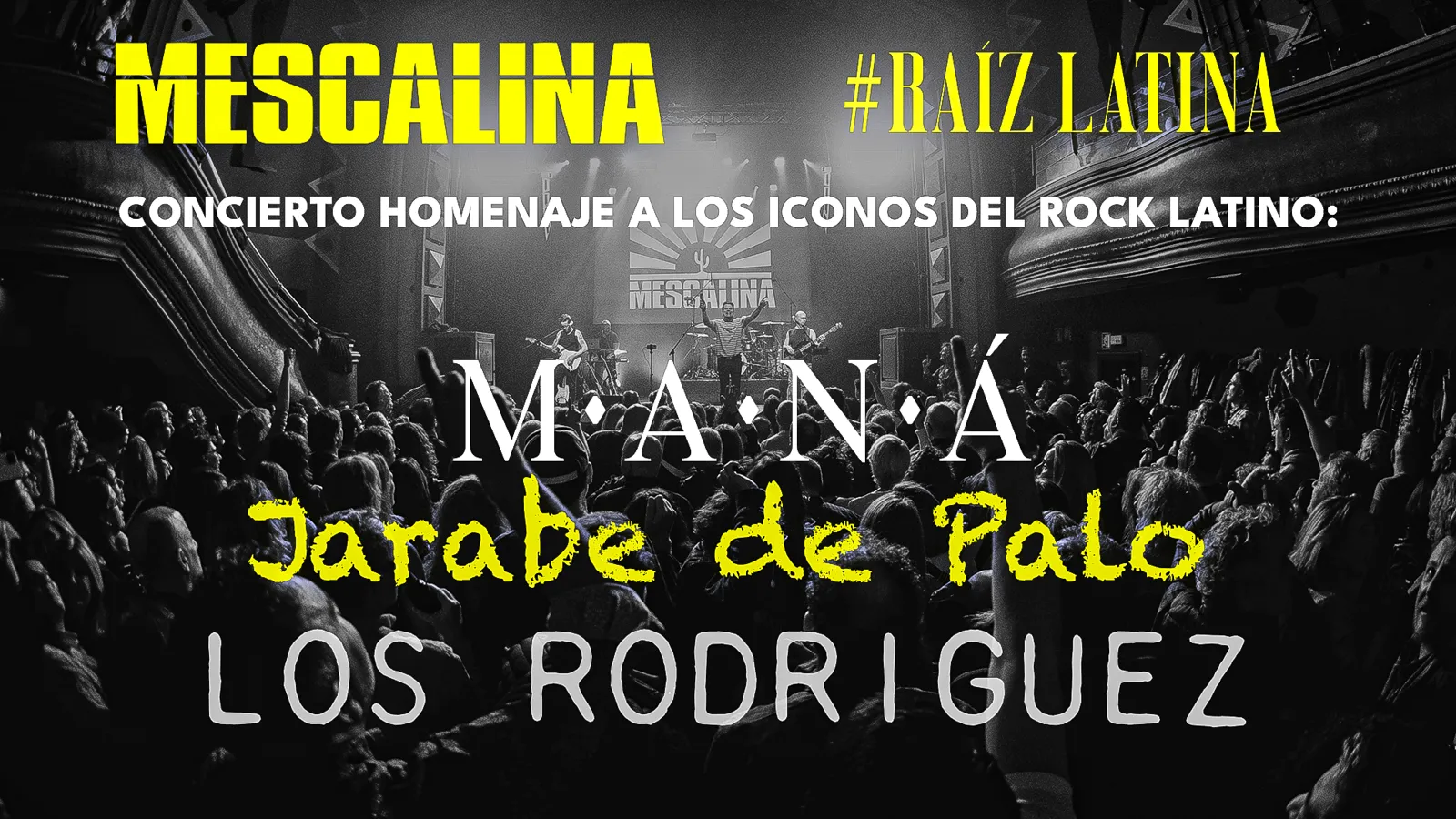 Mescalina toca Maná, Jarabe de Palo y Los Rodríguez en MareaRock
