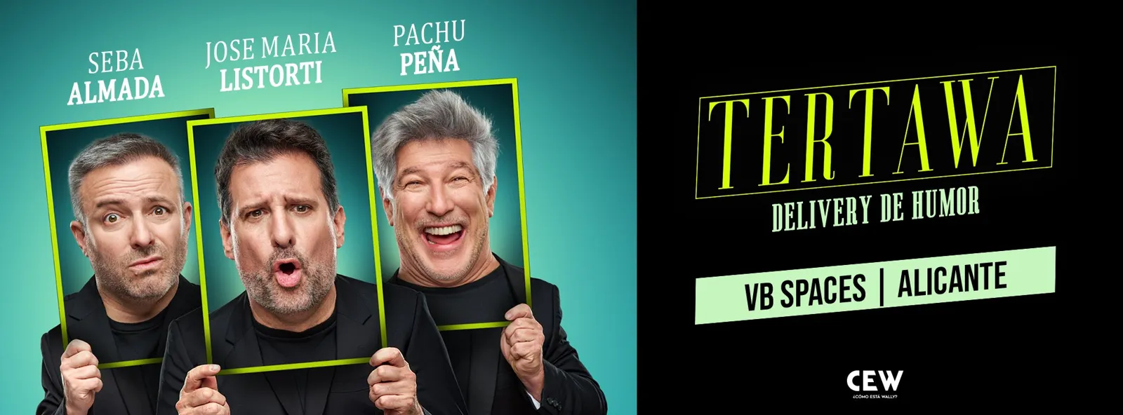 Pachu Peña, Listorti y Almada traen «Tertawa» en Alicante.