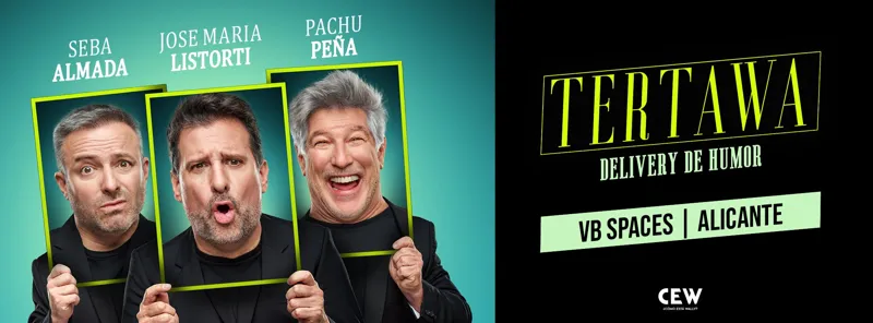 Pachu Peña, Listorti y Almada traen «Tertawa» en Alicante.