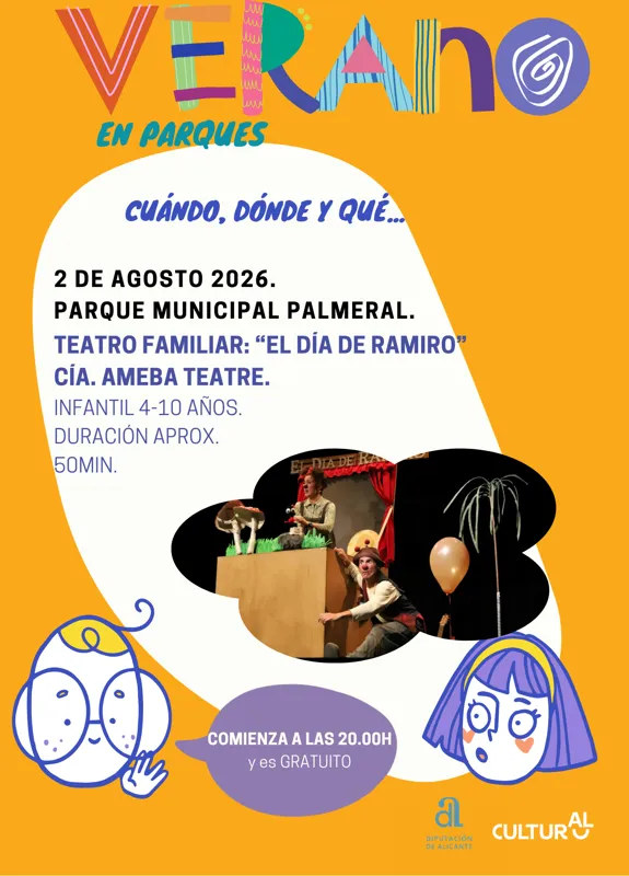 El Día de Ramiro llega a los parques de Alicante para alegrar tu domingo de agosto