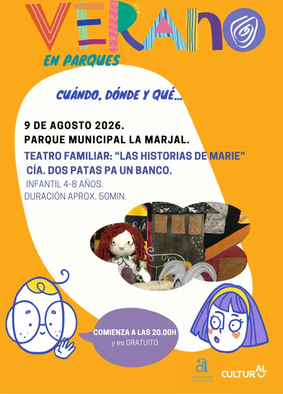 El teatro más emotivo llega gratis a Alicante con 'Las historias de Marie'