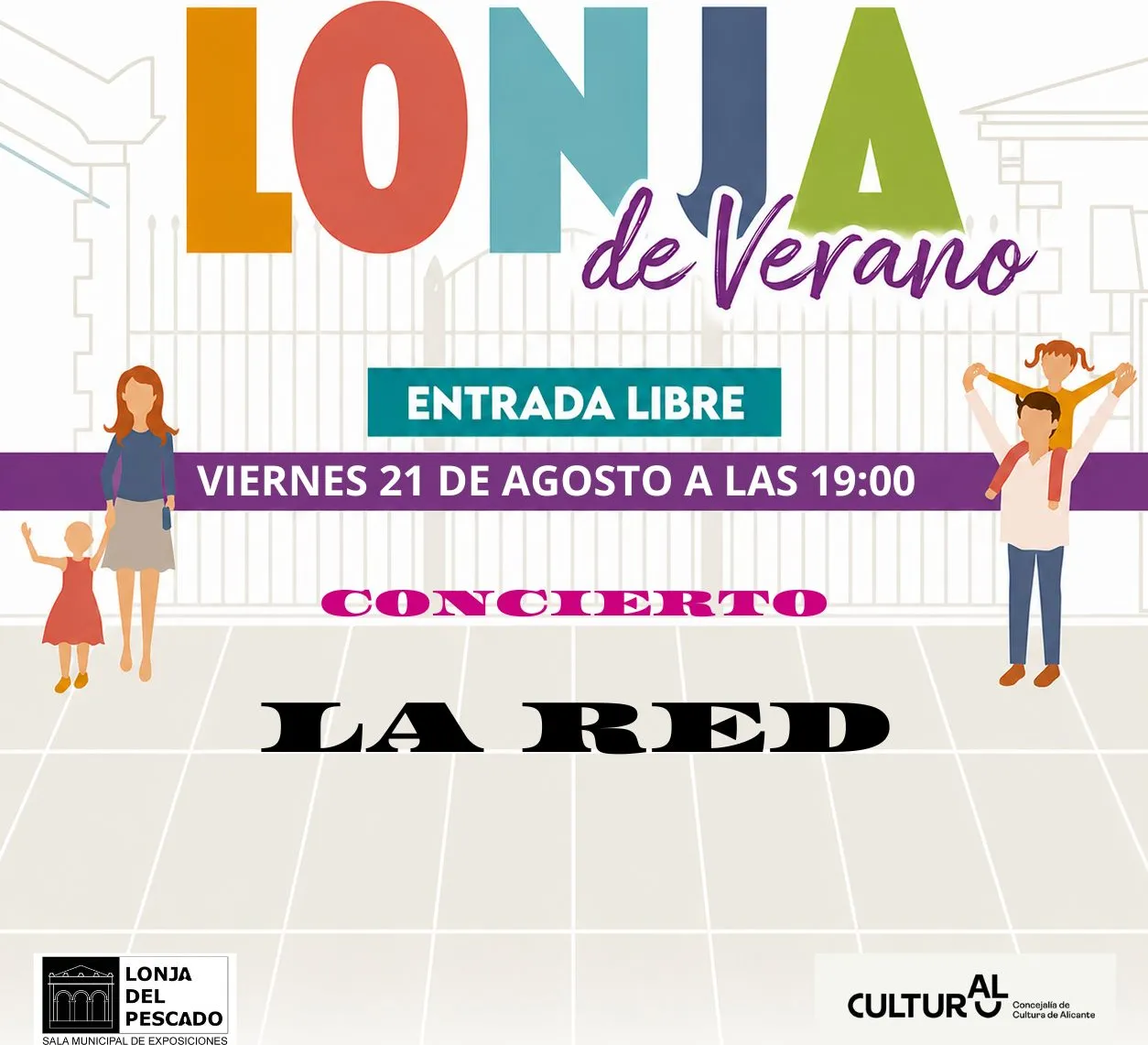 Verano Lonja vuelve a Alicante para regalarnos una tarde de mejores versiones pop en español de los  80 y 90s.