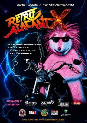 Retroalacant cumple diez años en Las Cigarreras: 12 de septiembre